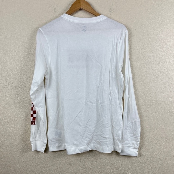 Vans Off the Wall Check Check Long Sleeve Shirt Size Small Women - Picture 6 of 10